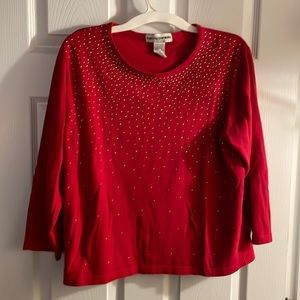 Red sweater